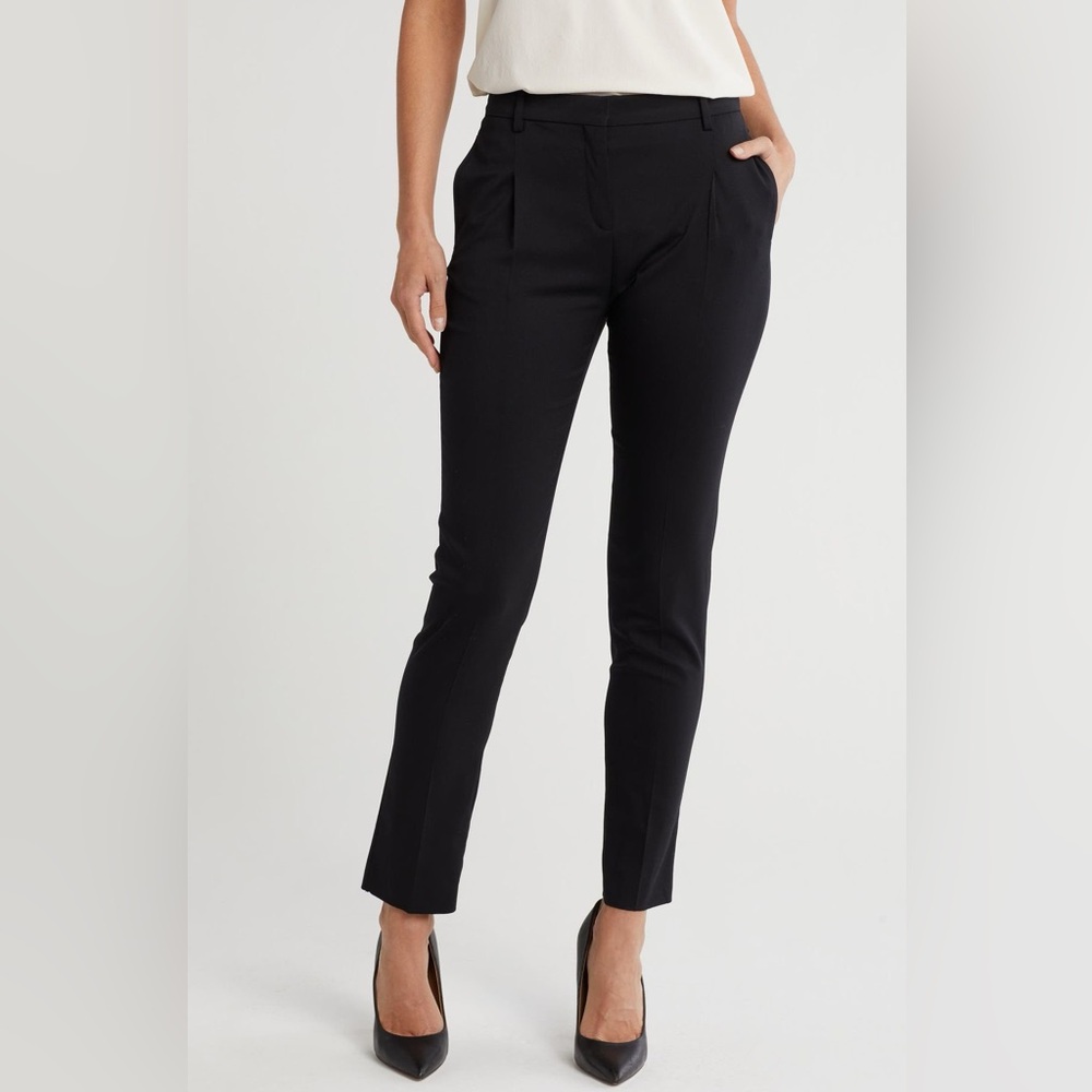 VALENTINO GARAVANI Wool-blend slim-leg pants black Size US 2 / IT38